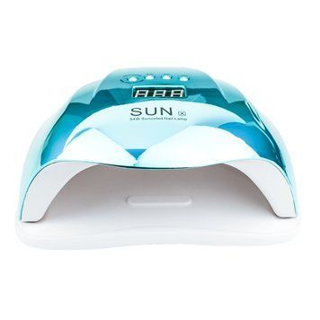 Лампа для манікюру настільна SUN X 54W потужна професійна манікюрна лампа, швидко сушить нігті Бірюза xh1100199 фото